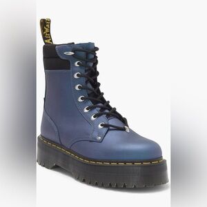 Dr. Martens Jadon II Hardware HDW Platforms DK Blue/Blk SZ 7 $220 LOVE THESE